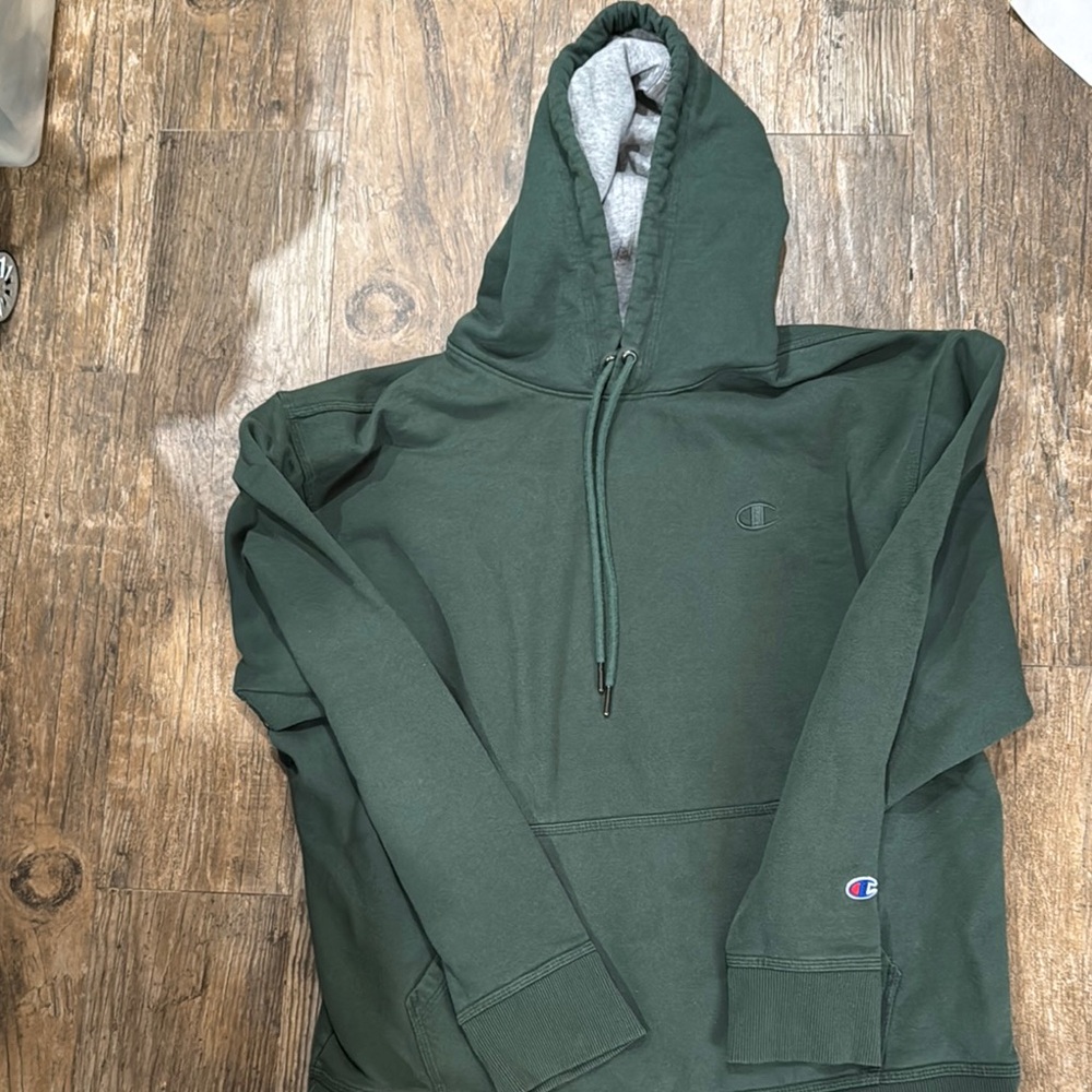 Champion Forest Green Pullover Hoodie